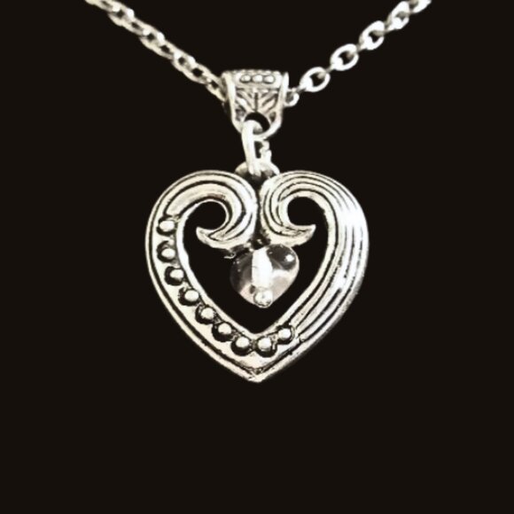 Two Hearts Are Better Than One Necklace - Picture 2 of 4